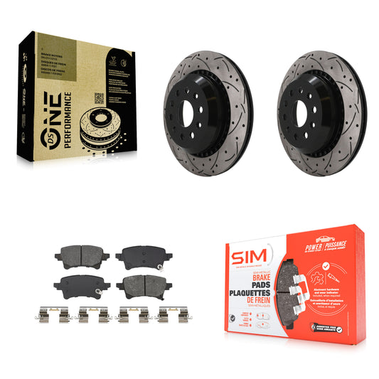 [Arrière] Disque et plaquette de frein pour Jeep Wrangler Gladiator KDS-101652