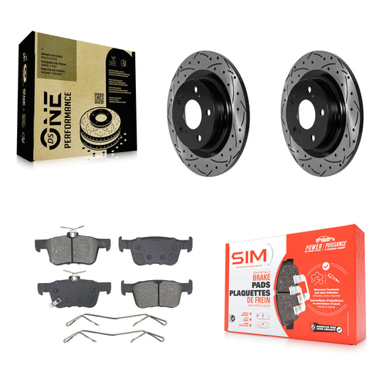 [Arrière] Disque et plaquette de frein pour 2024 Acura Integra 2.0L KDS-101660
