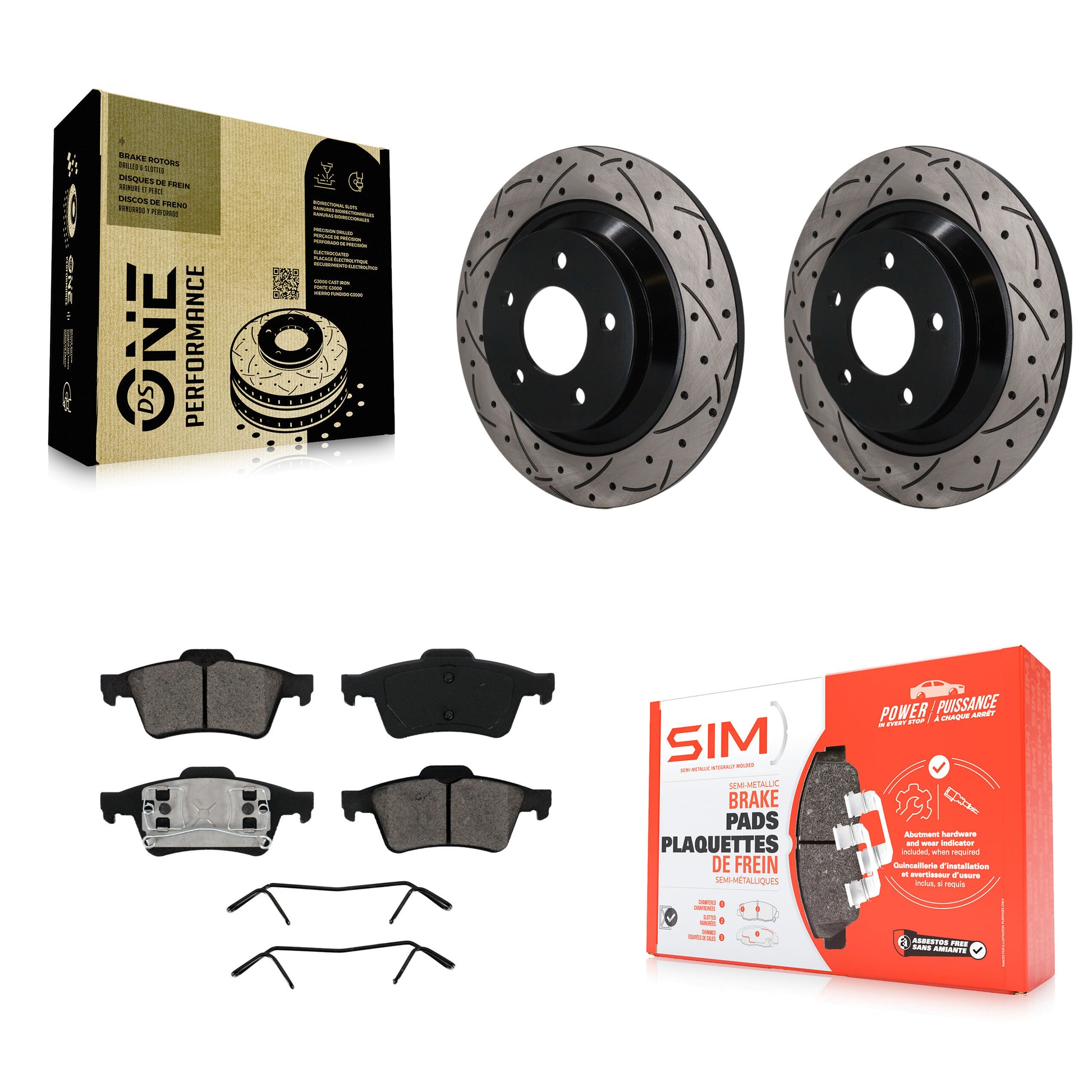 [Arrière] Disque et plaquette de frein pour 2006 Mazda 5 To 02 06 KDS-101667