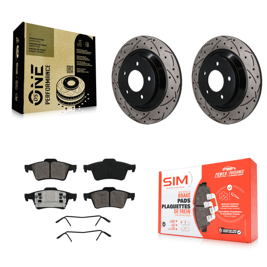 [Arrière] Disque et plaquette de frein pour 2006 Mazda 5 To 02 06 KDS-101667