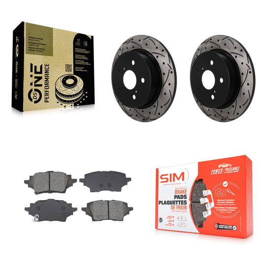 [Arrière] Disque et plaquette de frein pour Toyota C-HR KDS-101673