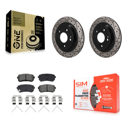 [Arrière] Disque et plaquette de frein pour Hyundai Kona Kia Seltos KDS-101679