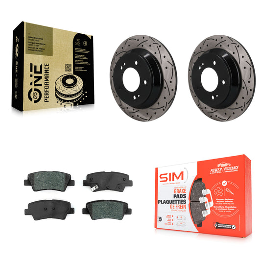 [Arrière] Disque et plaquette de frein pour 2020-2022 Kia Soul 1.6L KDS-101681
