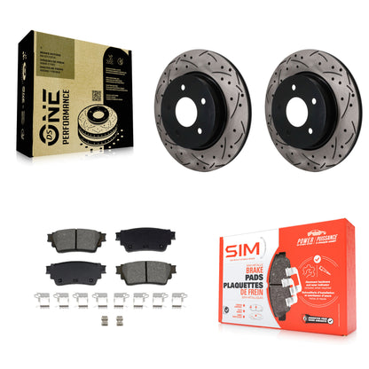 [Arrière] Disque et plaquette de frein pour Nissan Rogue KDS-101692