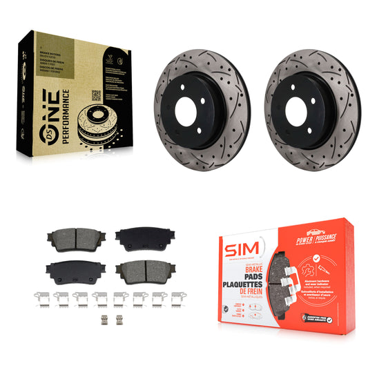 [Arrière] Disque et plaquette de frein pour Nissan Rogue KDS-101692