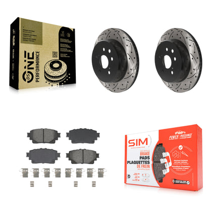 [Arrière] Disque et plaquette de frein pour 2021 Lexus IS350 RC350 RC300 KDS-101694