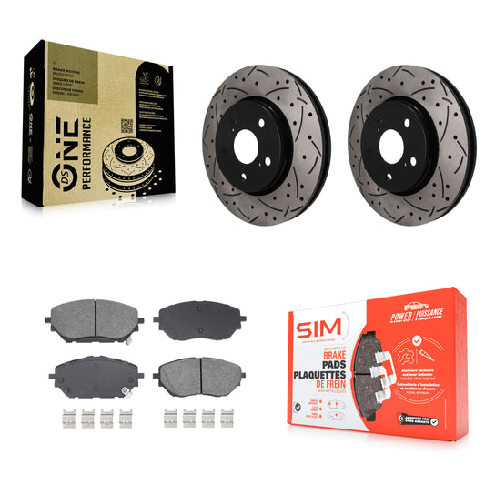 [Avant] Disque et plaquette de frein pour Toyota C-HR KDS-101713