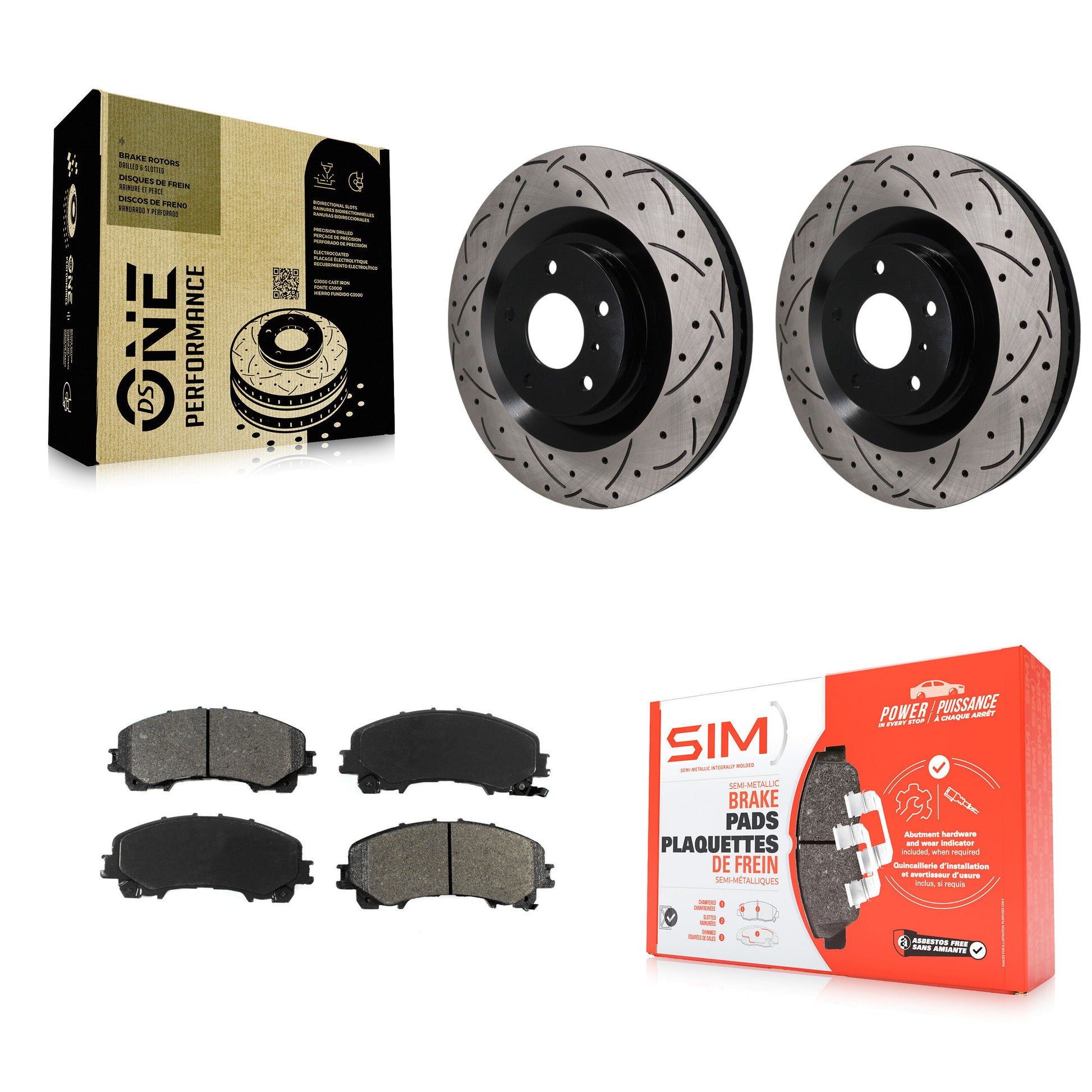 [Avant] Disque et plaquette de frein pour INFINITI QX50 QX55 KDS-101719