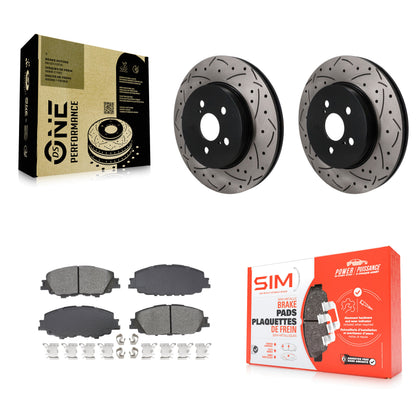 [Avant] Disque et plaquette de frein pour Toyota Corolla Prius Prime KDS-101722