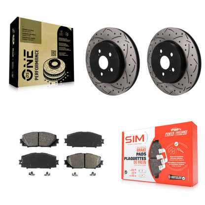 [Avant] Disque et plaquette de frein pour Toyota Corolla Prius Prime KDS-101729