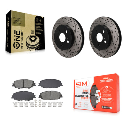 [Avant] Disque et plaquette de frein pour Toyota Corolla KDS-101730