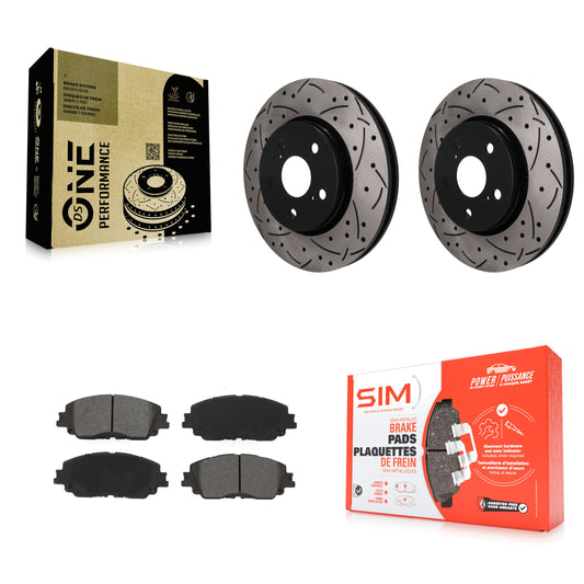 [Avant] Disque et plaquette de frein pour Toyota C-HR KDS-101733