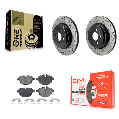 [Arrière] Disque et plaquette de frein pour 2022 BMW X3 2.0L KDS-101797