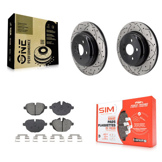 [Arrière] Disque et plaquette de frein pour 2022 BMW X3 2.0L KDS-101797