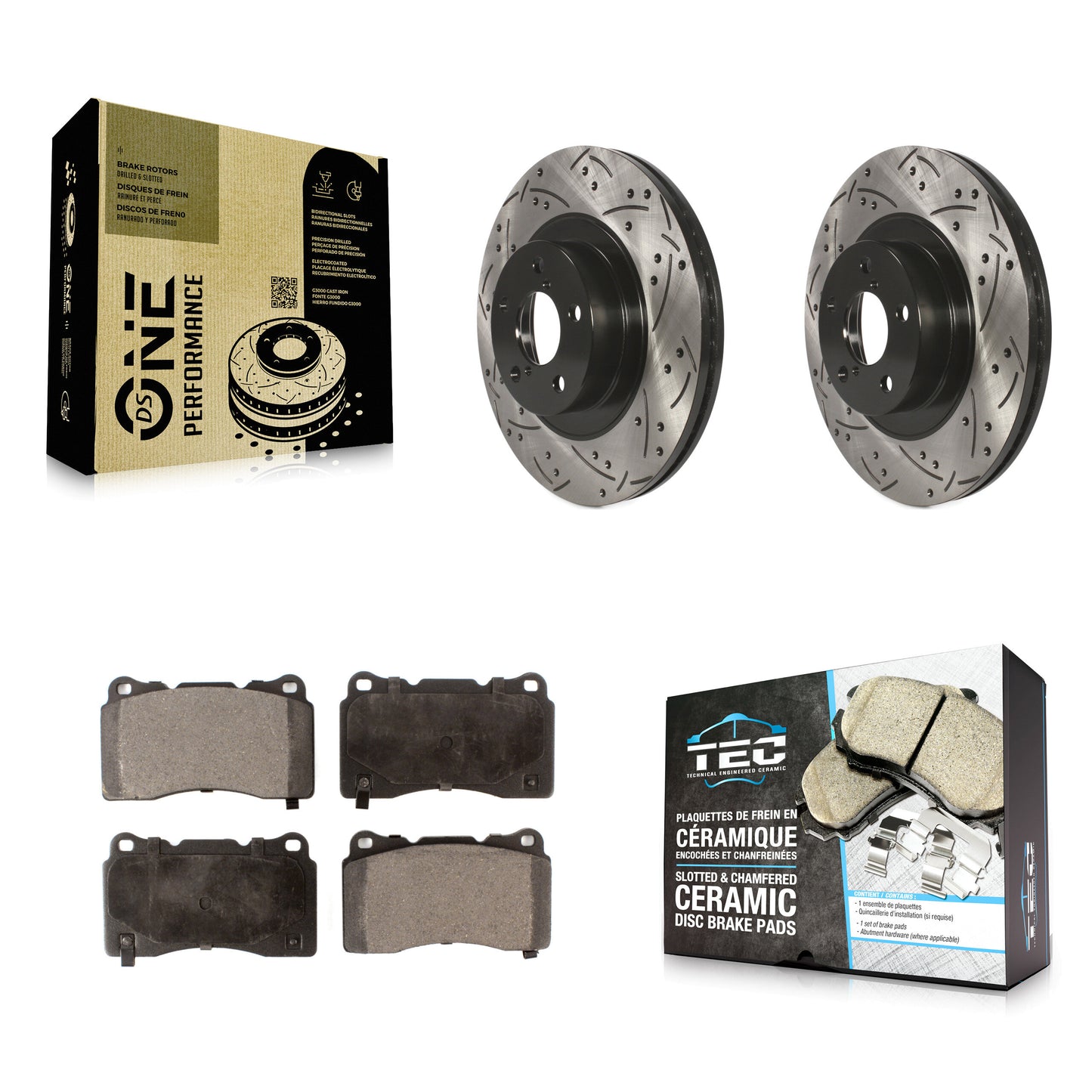 [Avant] Disque et plaquette de frein pour 2019 Toyota 86 Without Brembo Brakes KDT-100073