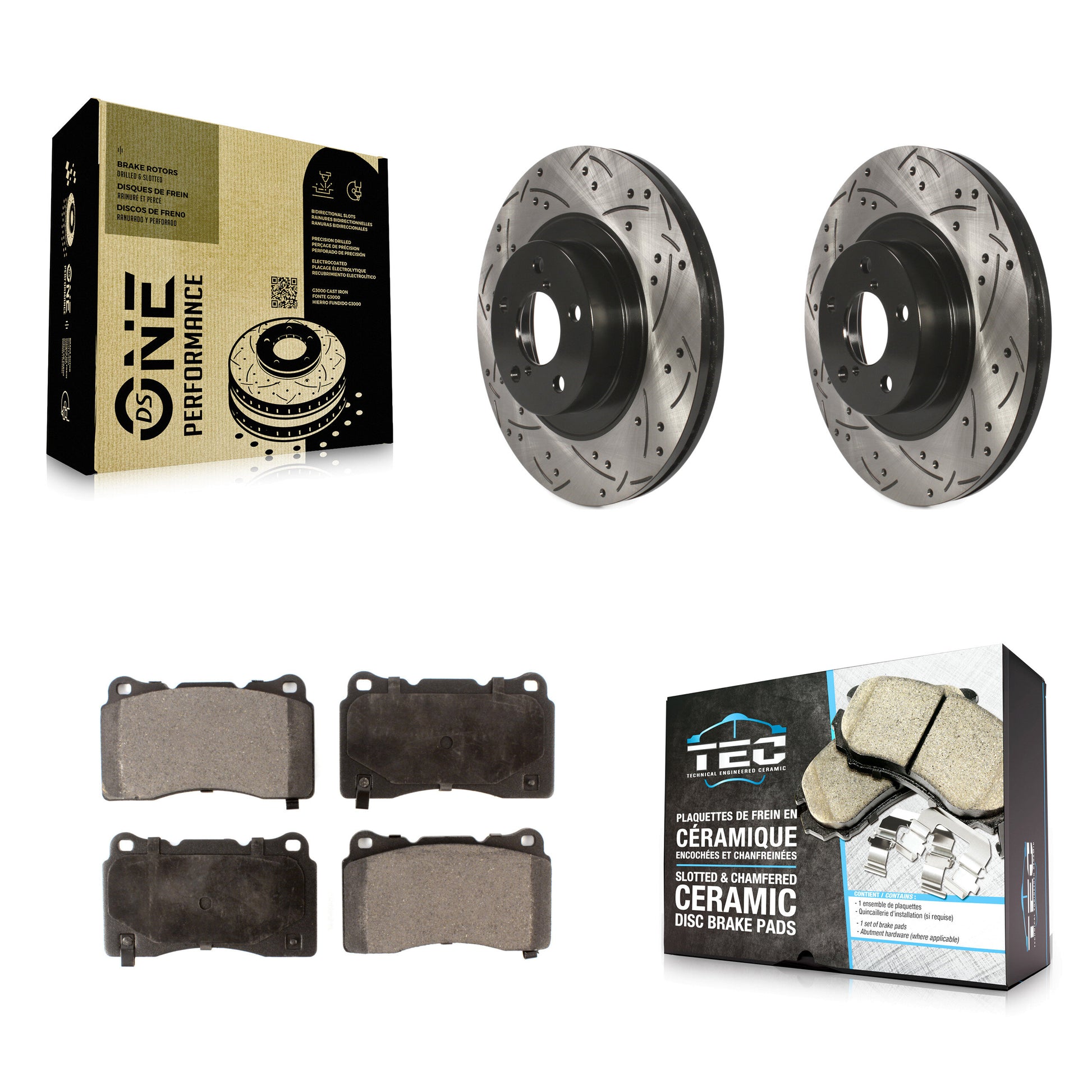 [Avant] Disque et plaquette de frein pour 2019 Toyota 86 Without Brembo Brakes KDT-100073