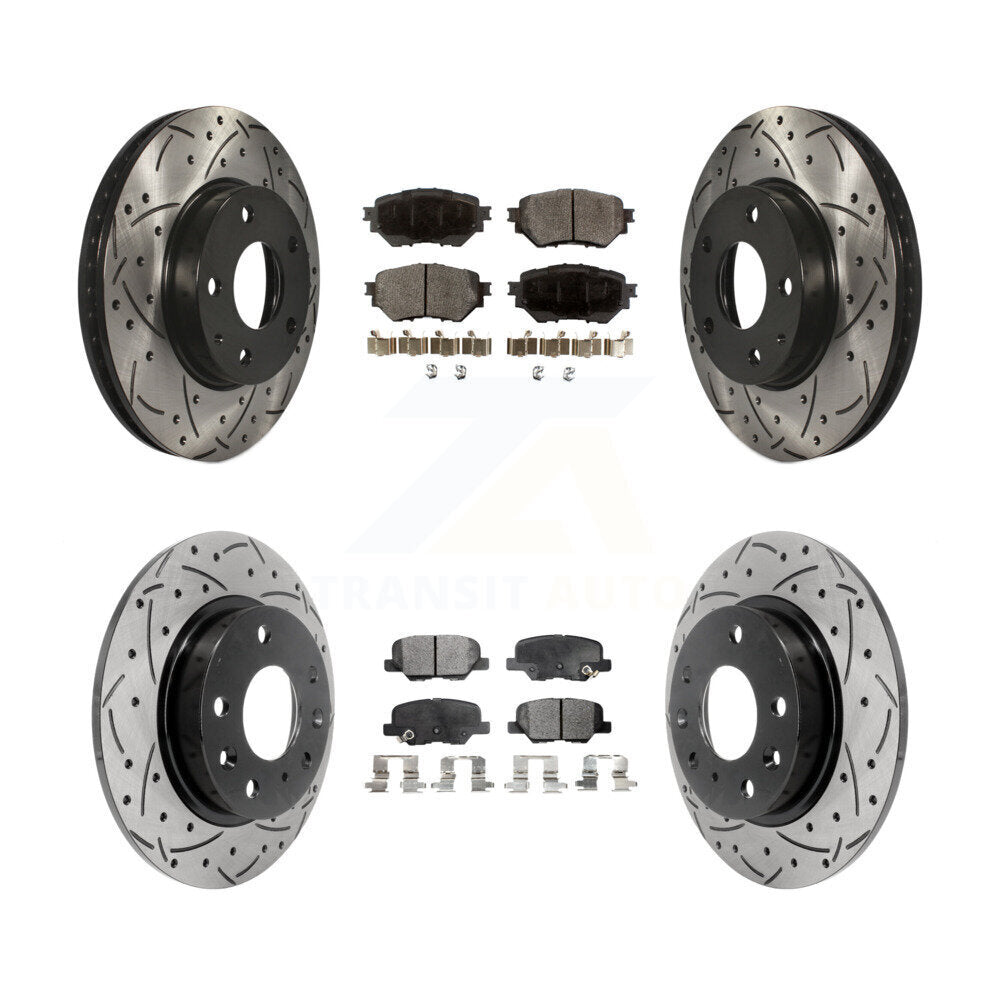 [Avant et Arrière] Disque et plaquette de frein pour Mazda 3 Sport KDT-100411