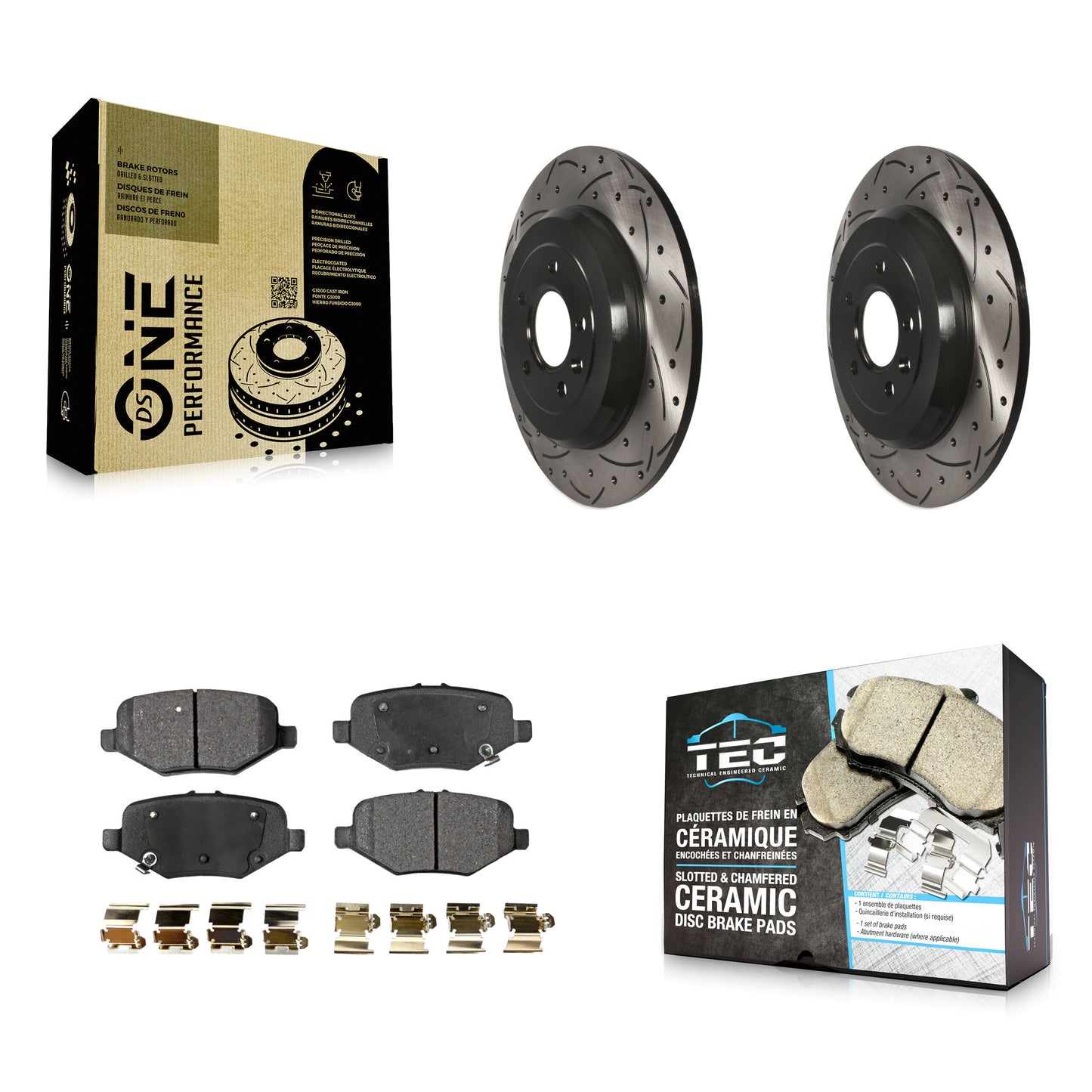 [Arrière] Disque et plaquette de frein pour Ford Explorer Without Heavy Duty Brakes KDT-100460