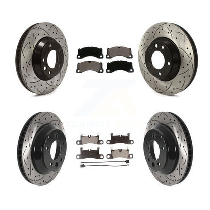 [Avant + Arrière] Kit de Disque et plaquette (céramique) de frein pour Porsche Cayenne KDT-100754
