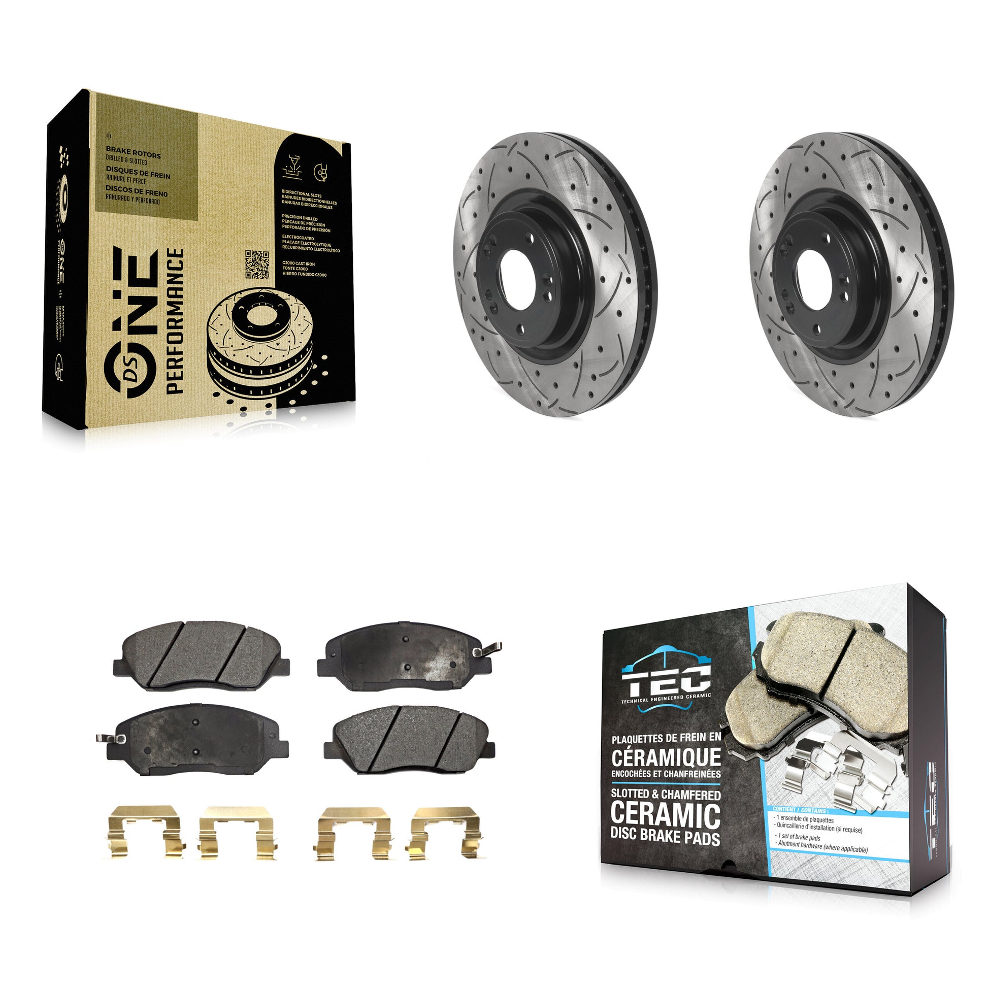 [Avant] Disque et plaquette de frein pour 2012 Hyundai Genesis 3.8L KDT-100784