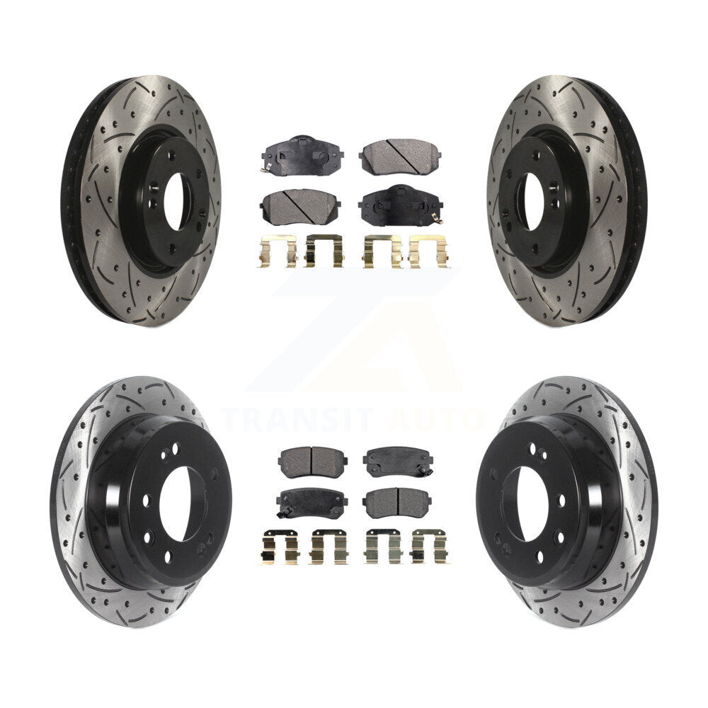 [Avant et Arrière] Disque et plaquette de frein pour Hyundai Tucson Kia Sportage KDT-100843