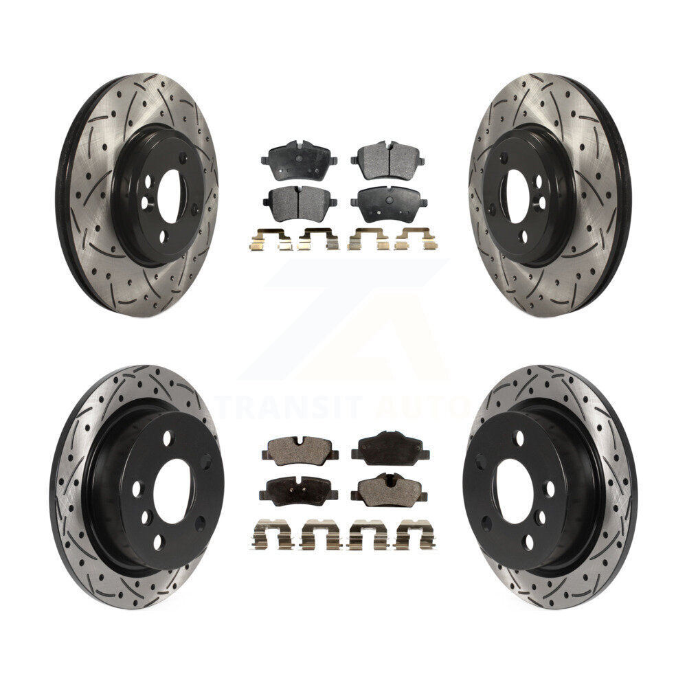 [Avant et Arrière] Disque et plaquette de frein pour 2015 Mini Cooper 2.0L/1.5L KDT-100850