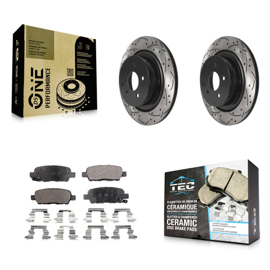 [Arrière] Disque et plaquette de frein pour INFINITI G35 Q60 KDT-100931