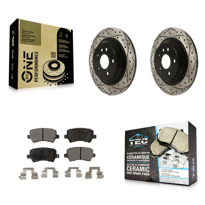 [Arrière] Disque et plaquette de frein pour Volvo XC70 S60 V60 S80 Cross Country V70 KDT-100932