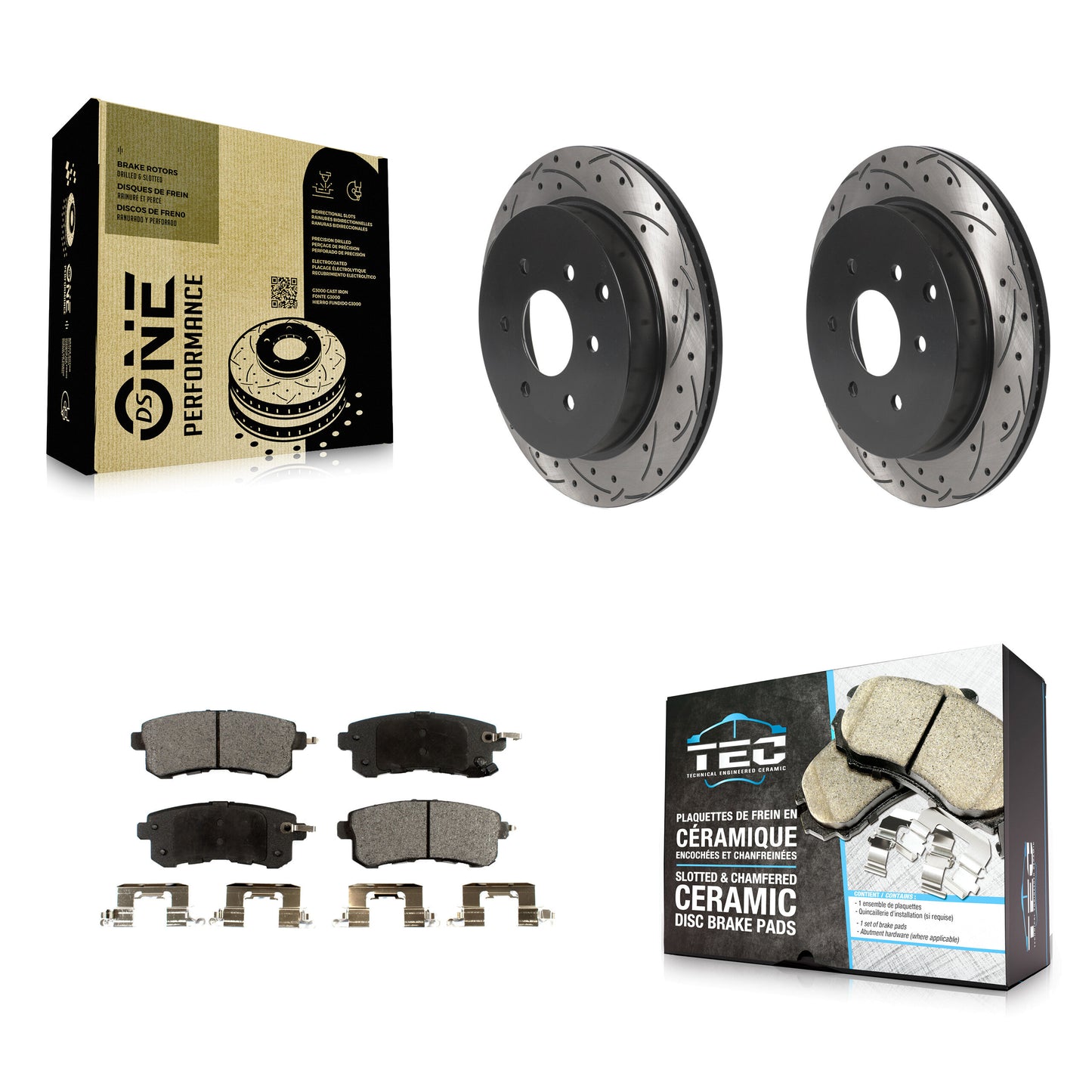 [Arrière] Disque et plaquette de frein pour INFINITI QX80 Nissan Armada QX56 KDT-100941