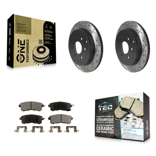 [Arrière] Disque et plaquette de frein pour INFINITI QX80 Nissan Armada QX56 KDT-100941