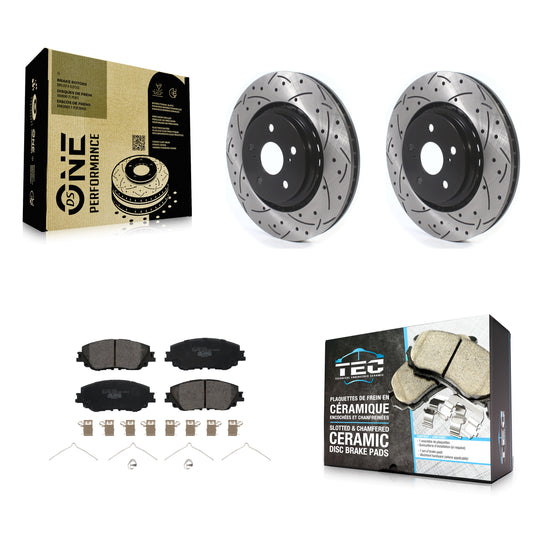 [Avant] Disque et plaquette de frein pour 20-23 Toyota Camry XSE With TRD Package KDT-101031
