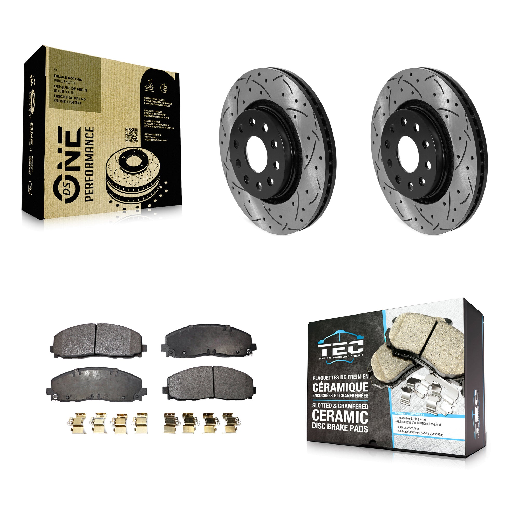 [Avant] Disque et plaquette de frein pour Jeep Wrangler Gladiator KDT-101034