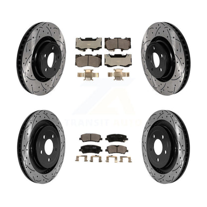 [Avant et Arrière] Disque et plaquette de frein pour Ford Mustang Without Brembo Brakes KDT-101039