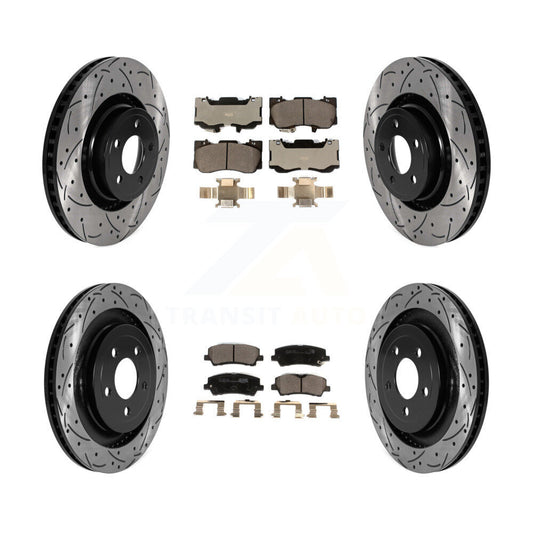 [Avant et Arrière] Disque et plaquette de frein pour Ford Mustang Without Brembo Brakes KDT-101039