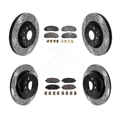 [Avant et Arrière] Disque et plaquette de frein pour 2018-2020 Jeep Wrangler Rubicon KDT-101059