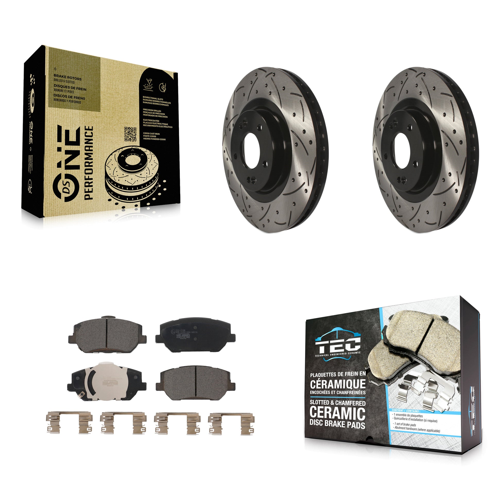 [Avant] Disque et plaquette de frein pour 2019-2020 Hyundai Santa Fe KDT-101075