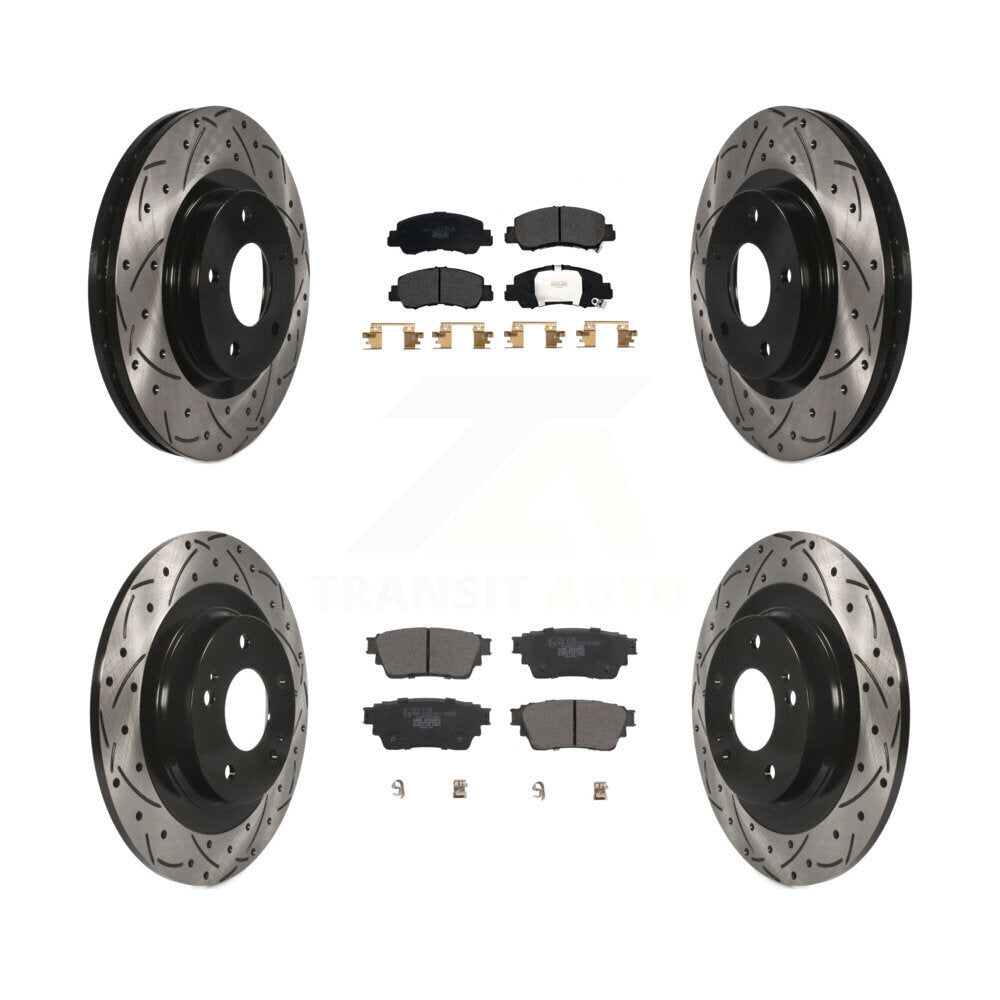 [Avant et Arrière] Disque et plaquette de frein pour Mitsubishi Eclipse Cross KDT-101086