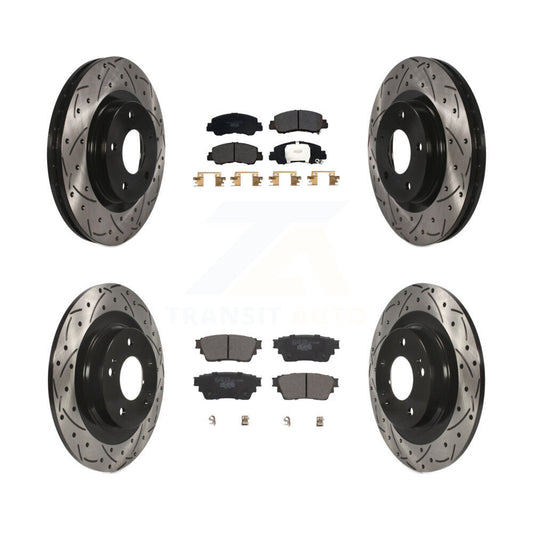 [Avant et Arrière] Disque et plaquette de frein pour Mitsubishi Eclipse Cross KDT-101086