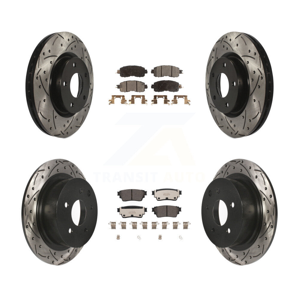 [Avant et Arrière] Disque et plaquette de frein pour 2019-2020 Nissan Altima AWD KDT-101088