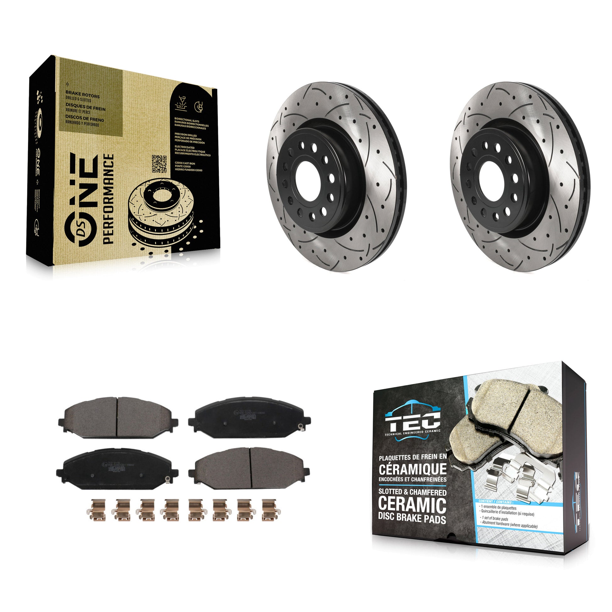 [Avant] Disque et plaquette de frein pour Ram 1500 KDT-101095