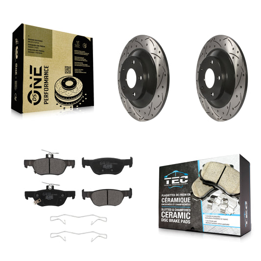[Arrière] Disque et plaquette de frein pour Mazda CX-30 MX-30 EV KDT-101101