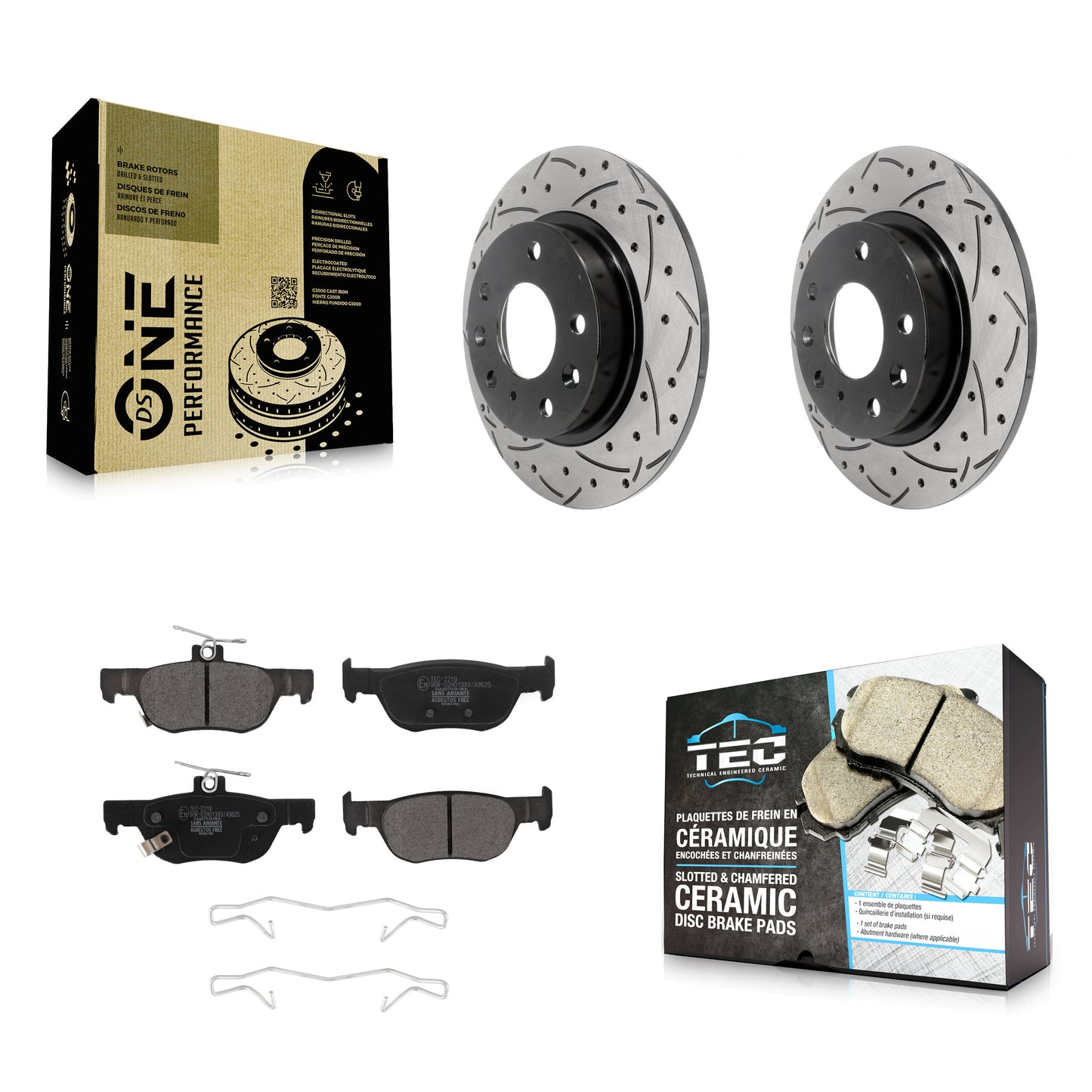 [Arrière] Disque et plaquette de frein pour Mazda 3 CX-30 Sport KDT-101102