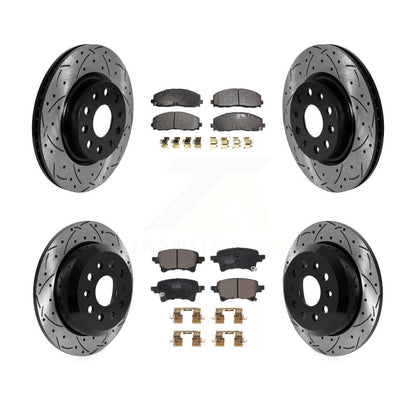 [Avant et Arrière] Disque et plaquette de frein pour Jeep Wrangler KDT-101132