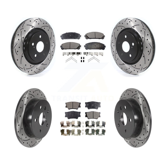 [Avant et Arrière] Disque et plaquette de frein pour 2022 Toyota Camry TRD KDT-101133