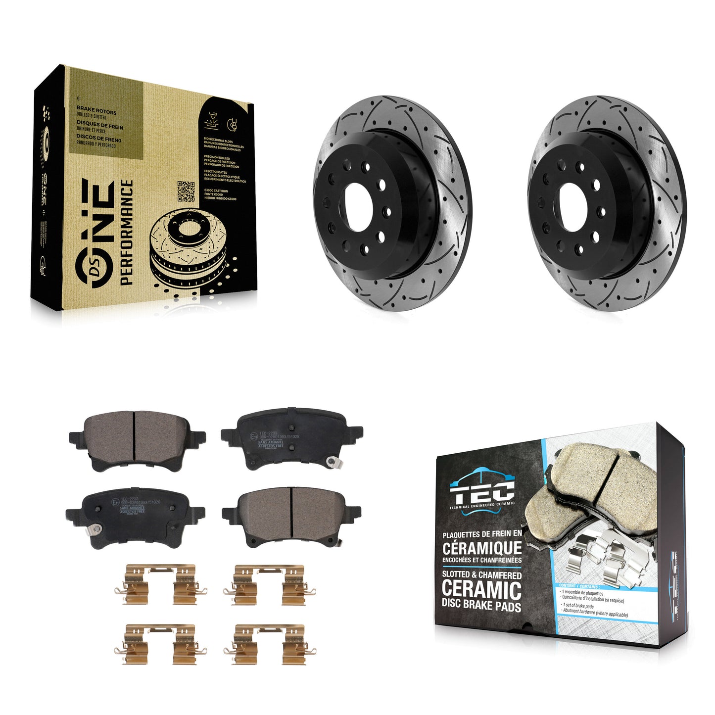 [Arrière] Disque et plaquette de frein pour Jeep Wrangler KDT-101135