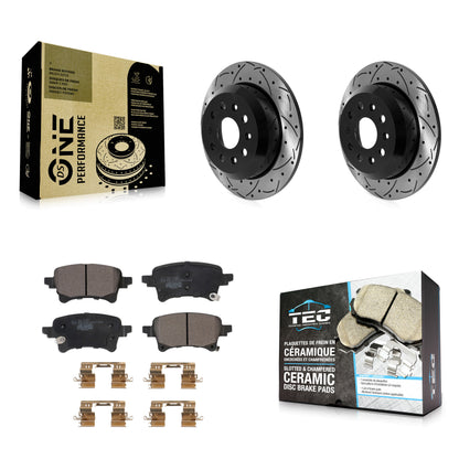 [Arrière] Disque et plaquette de frein pour Jeep Wrangler KDT-101135