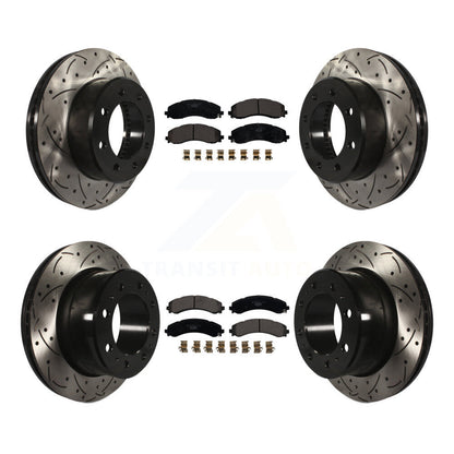 [Avant et Arrière] Disque et plaquette de frein pour Ram 3500 With Dual Wheels KDT-101157