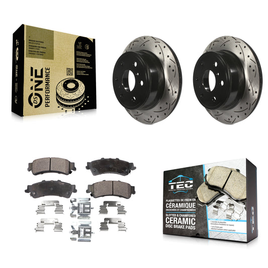 [Arrière] Disque et plaquette de frein pour GMC Sierra 1500 Classic KDT-101158