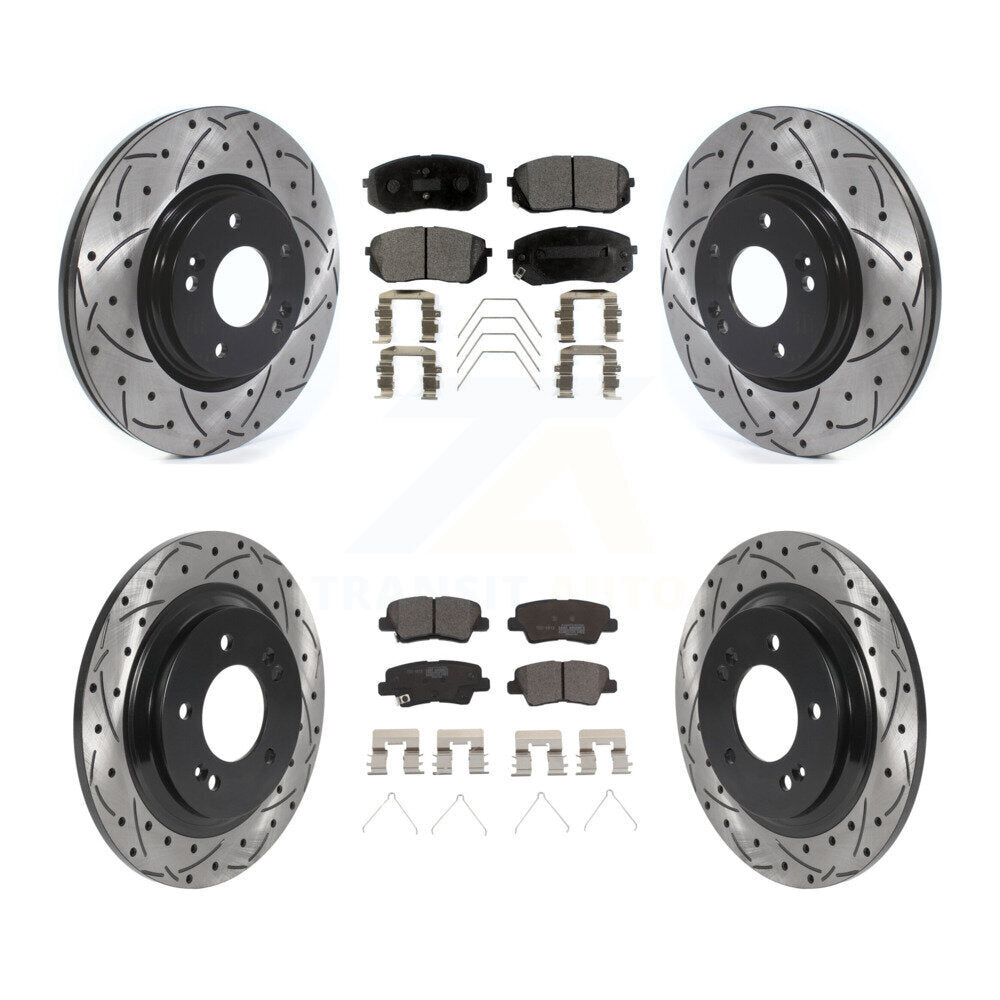 [Avant et Arrière] Disque et plaquette de frein pour Hyundai Elantra GT Kia Forte5 KDT-101171
