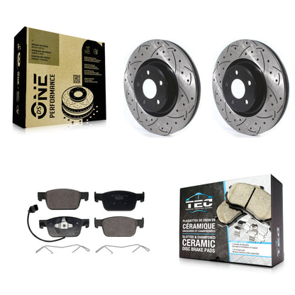 [Avant] Disque et plaquette de frein pour Audi A4 Quattro KDT-101206